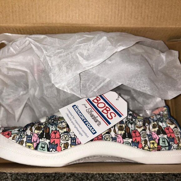 Skechers BOBS  Beach Bingo - Rovers Rally Memory Foam 8 1/2 - Picture 1 of 7